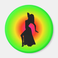 Bellydance Diva Pose Starburst Bagnet