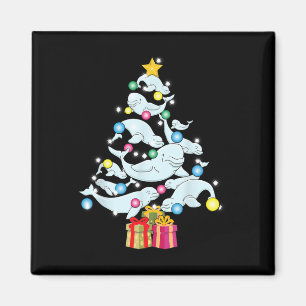 Imán Beluga Ballena Navidad Árbol Ballenas Navidad
