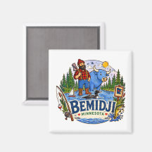 Bemidji Minnesota Paul Bunyan y Babe el Buey Azul