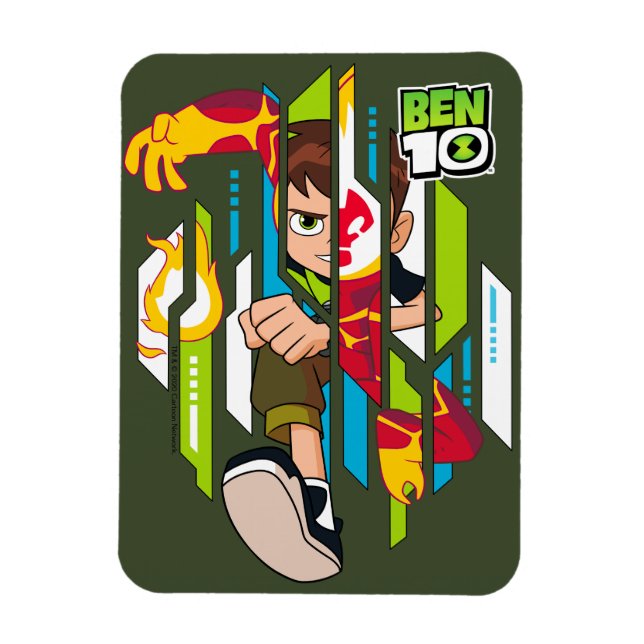 Imán Ben 10 Heatblast DNA Transformation (Vertical)