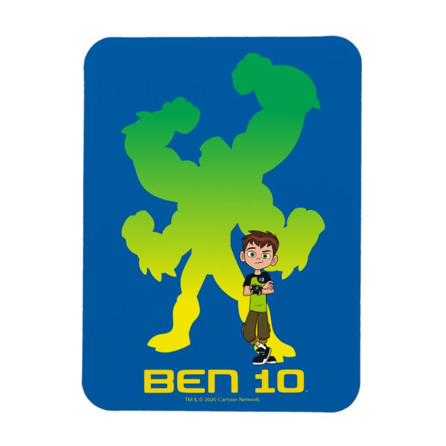 Imán Ben 10 y Cuatro Brazos Sombra (Vertical)