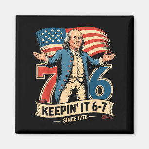 Imán Ben Franklin 67 Meme Keen Lo 7-6 Profesor de Histo