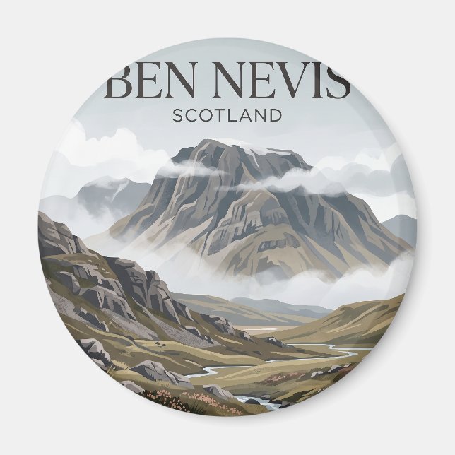 Imán Ben Nevis Escocia (Frente)