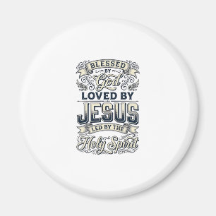 Imán Bendecido Por Dios Jesús Espíritu Santo Camiseta V