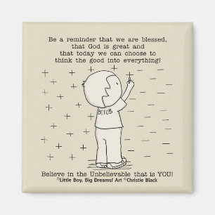 Imán Bendecido positivamente