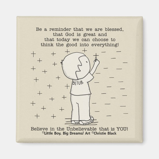 Imán Bendecido positivamente (Frente)