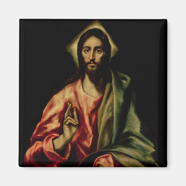 Imán Bendición de Cristo (Frente)