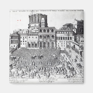 Imán Bendición del papa en el cuadrado de San Pedro
