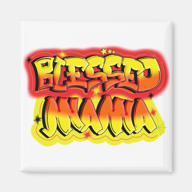 Imán Bendita mamá (Frente)