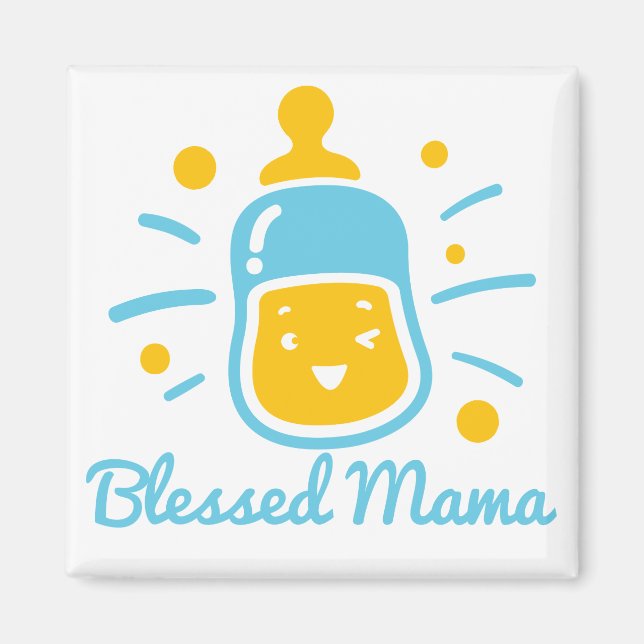 Imán Bendita mamá (Frente)
