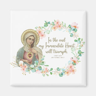 Imán Bendita Virgen María Fátima Católica Religiosa