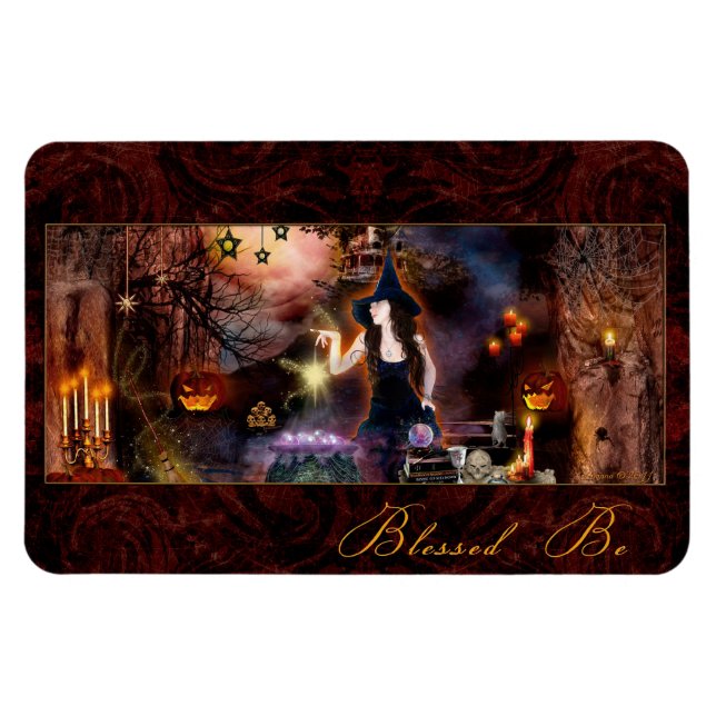 Imán Bendito Sea Magickal Witch Flexi Magnet (Horizontal)