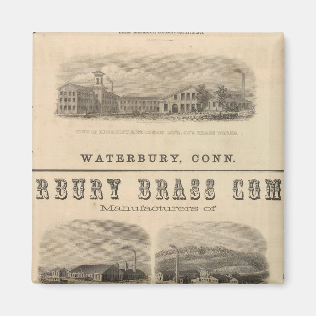 Imán Benedict y Burnham Manufacturing Company (Frente)