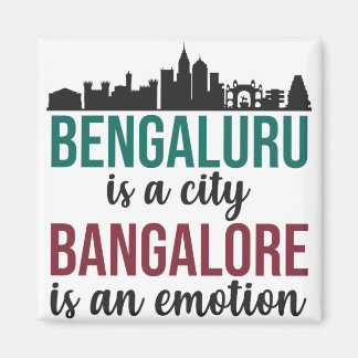 Imán Bengaluru es una ciudad que Bangalore es una emoci