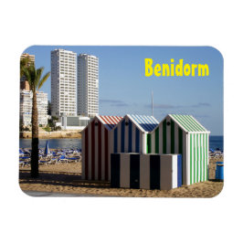 Imán Benidorm, casetas de baño en playa de Levante