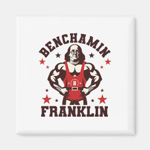 Imán Benjamin Benchamin Franklin Banco Prensa Culturism