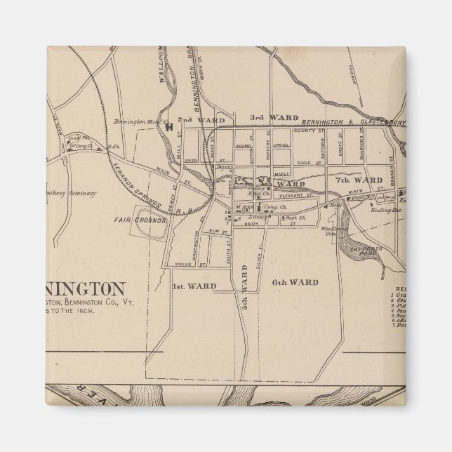 Imán Bennington y Plan de Battleboro (Frente)