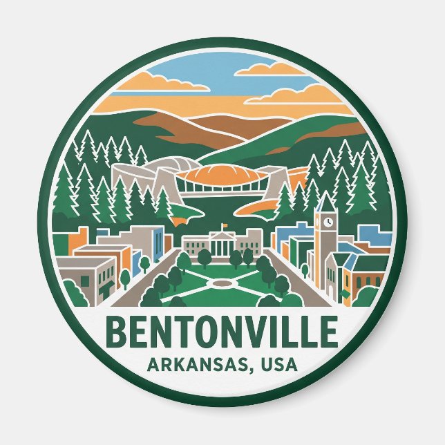 Imán Bentonville Arkansas (Frente)