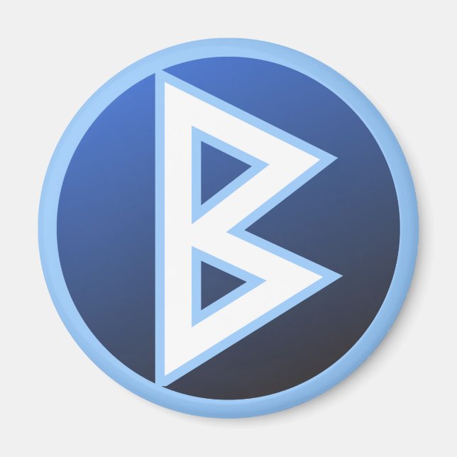 Imán Berkana Beorc Rune (Frente)