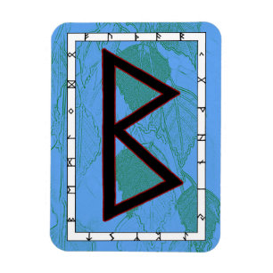 Imán Berkano Viking Rune Magnet - ¡Madre Tierra!