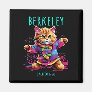 Imán Berkeley California Usa Divertido baile colorido
