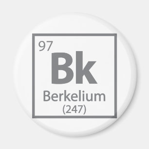 Imán Berkelium - Tabla periódica de ciencias de Berkele