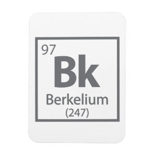 Imán Berkelium - Tabla periódica de ciencias de Berkele