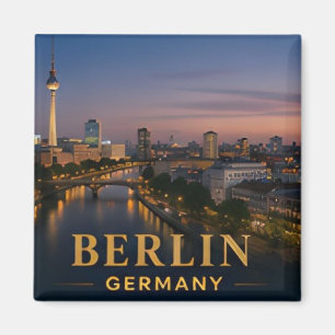 Imán Berlín Alemania Destino de Viaje Europeo Moderno
