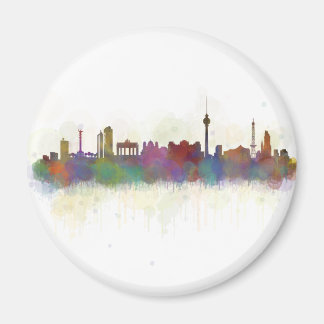 Imán Berlin city Germany. Deutsche Skyline art v2