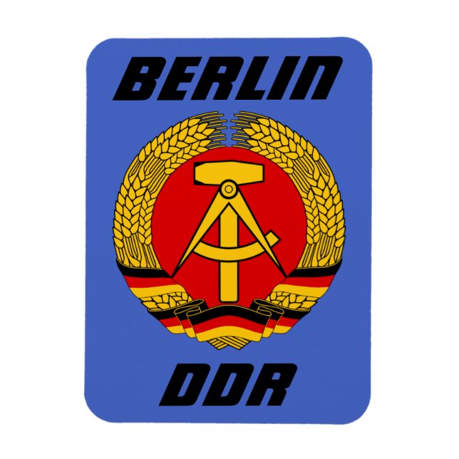 Imán Berlín, DDR - República Democrática Alemana (Vertical)