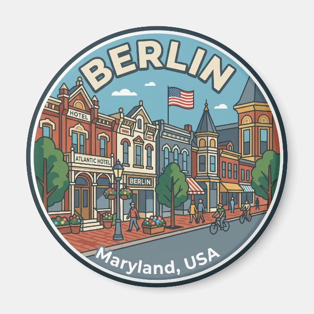 Imán Berlín Maryland EE. UU. (Frente)
