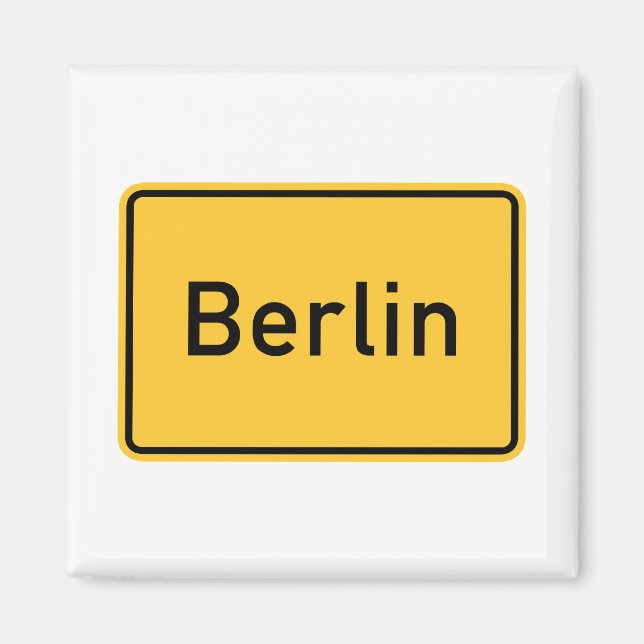 Imán Berlín, Rótulo de Alemania Road (Frente)