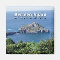Bermeo España Gaztelugatxe Travel Souvenir Magnet