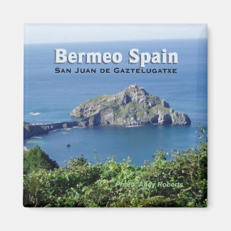 Imán Bermeo España Gaztelugatxe Travel Souvenir Magnet