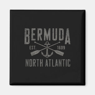 Imán Bermuda Atlántico Norte Océano Ancla Náutica Marin