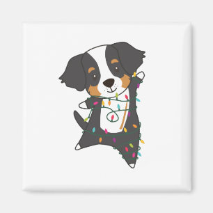 Imán Bernese Feliz Navidad Navidades felices perros
