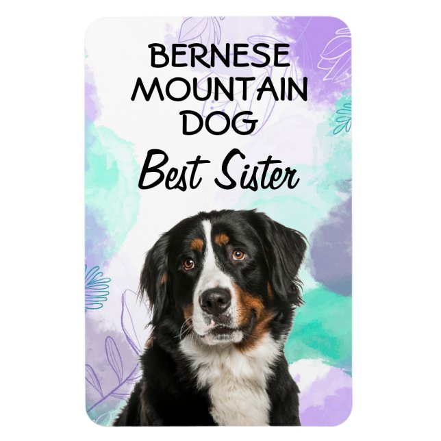 Imán Bernese Mountain Dog Mejor Herster (Vertical)
