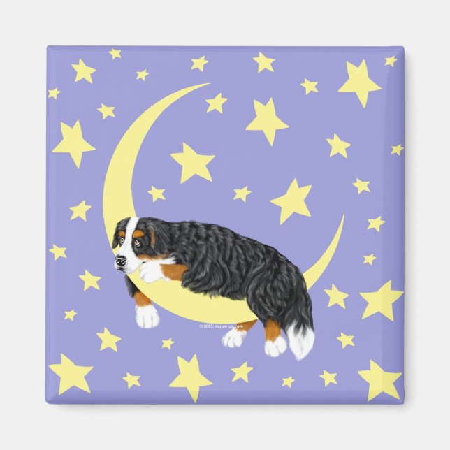 Imán Bernese Mountain Dog Twinkle Magnet (Frente)