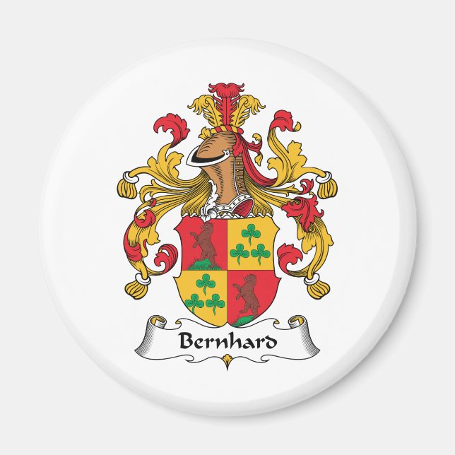 Imán Bernhard Family Crest (Frente)