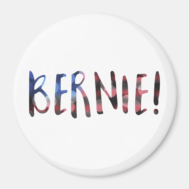 Imán bernie sanders bokeh (Frente)