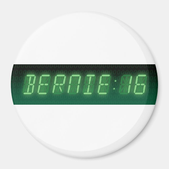 Imán Bernie Sanders Digital Readout (Frente)