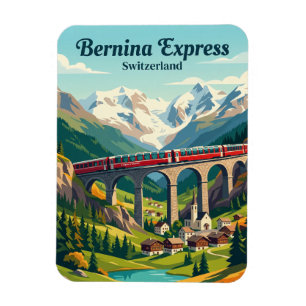 Imán Bernina Express, Alpes suizos Suiza
