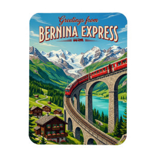 Imán Bernina Express Suiza