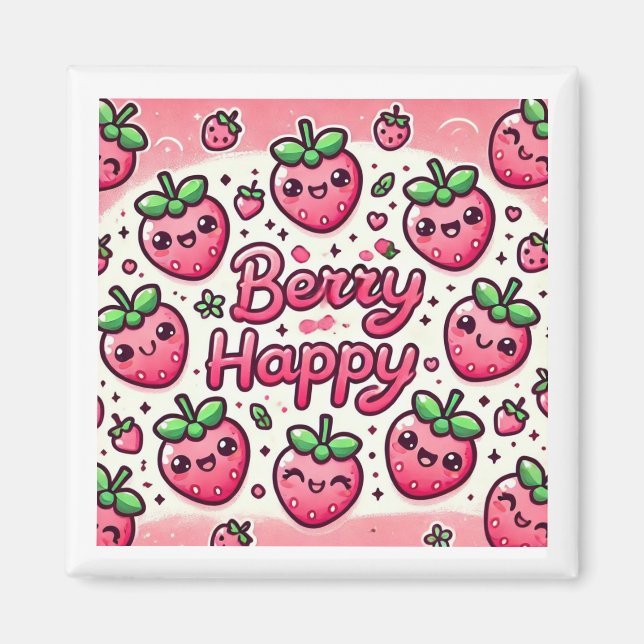 Imán Berry Happy (Frente)