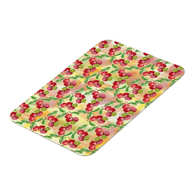 Imán Berry salvaje acuarela (Lado Izquierdo)