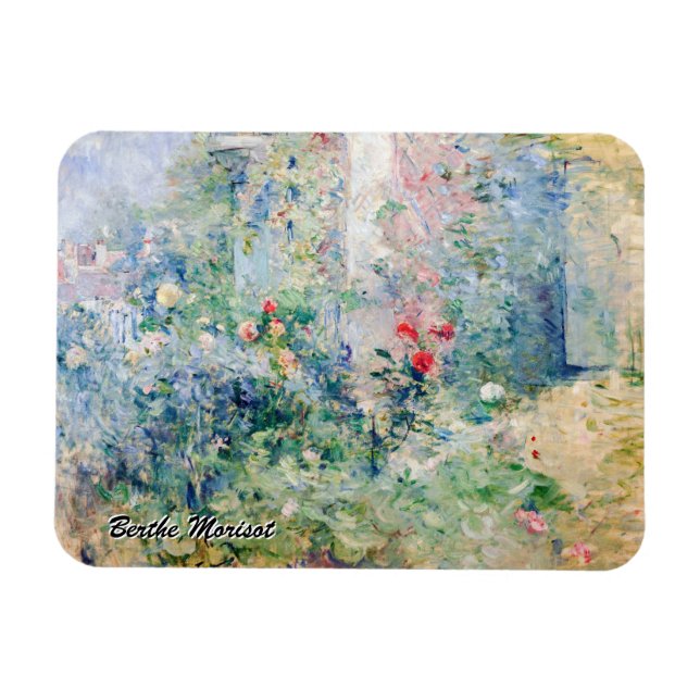 Imán Berthe Morisot - El jardín de Bougival (Horizontal)