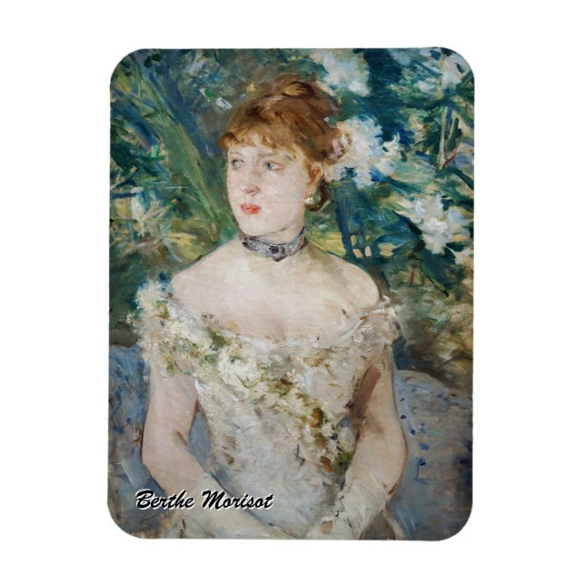 Imán Berthe Morisot - Joven Chica en un vestido de bola (Vertical)