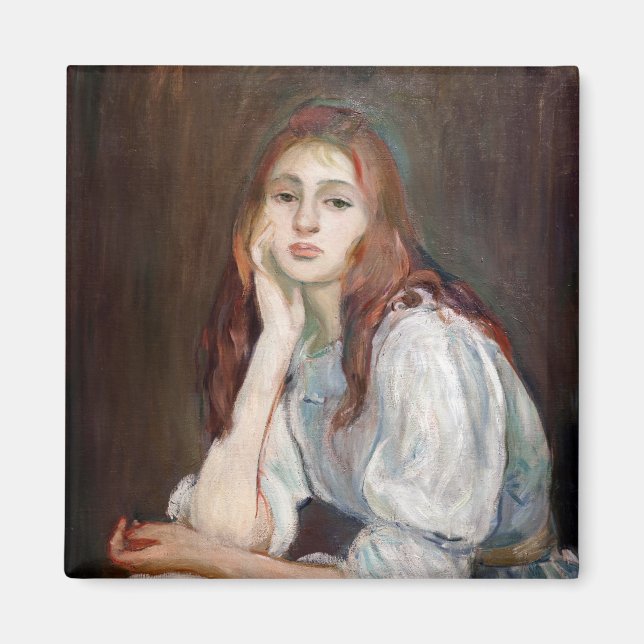 Imán Berthe Morisot - Julie Daydreaming (Frente)