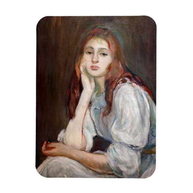 Imán Berthe Morisot - Julie Daydreaming (Vertical)