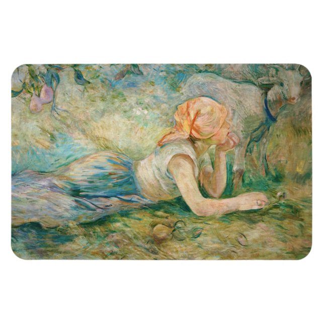 Imán Berthe Morisot - Pastora descansando (Horizontal)